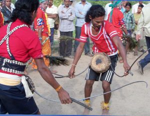 Artist performing Sibgh baja