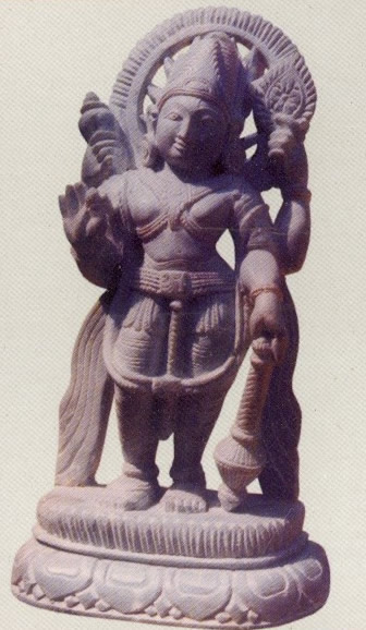 Beautiful Curved statue of Bishnu